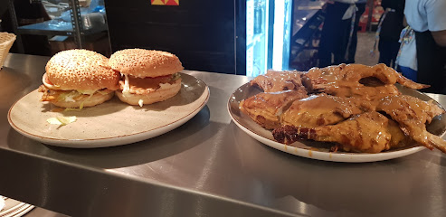 Pedro’s Grassy Park: two sesame-seed burgers and cheesy loaded fries