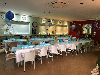 Sage & Thyme Village café interior set for a breakfast event