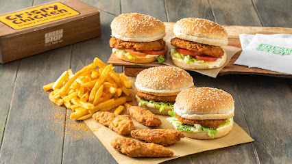 Crispy Chicken Duinefontein burgers, fries and crispy chicken strips