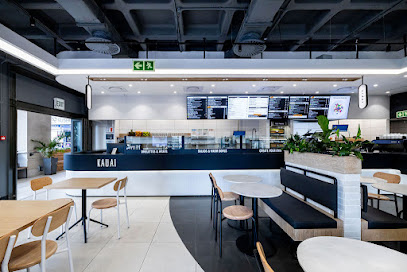 KAUAI Kloof Street counter and modern indoor seating area