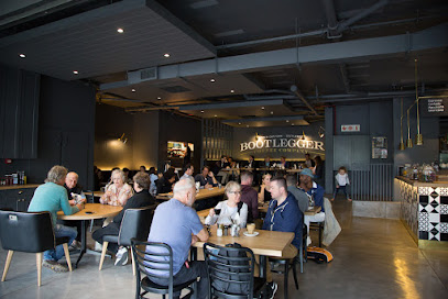 Bootlegger Green Point café interior with patrons dining and drinking coffee