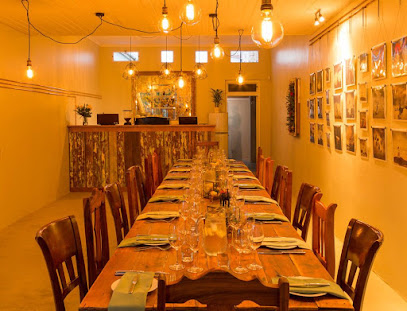Reverie Social Table long communal dining table set for tasting