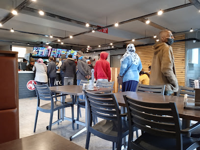 Pedro's Belgravia Road interior with customers queuing at counter
