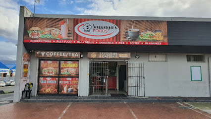 Sumaya's Foods Cape Town storefront with entrance and menu signage