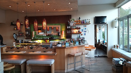 Kyoto Garden Japanese Restaurant interior with sushi bar and counter seating